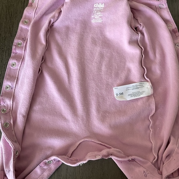 3 For $12 Baby Girl Child Of Mine Footies - Picture 11 of 11